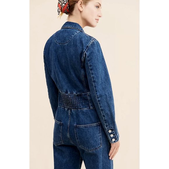 NEW AGOLDE FABULOUS URBAN CHIC DEMIN BLAZER JUMPSUIT - Picture 4 of 4